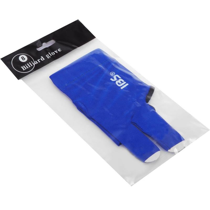 Перчатка для бильярда IBS на левую руку Синий (18132344)