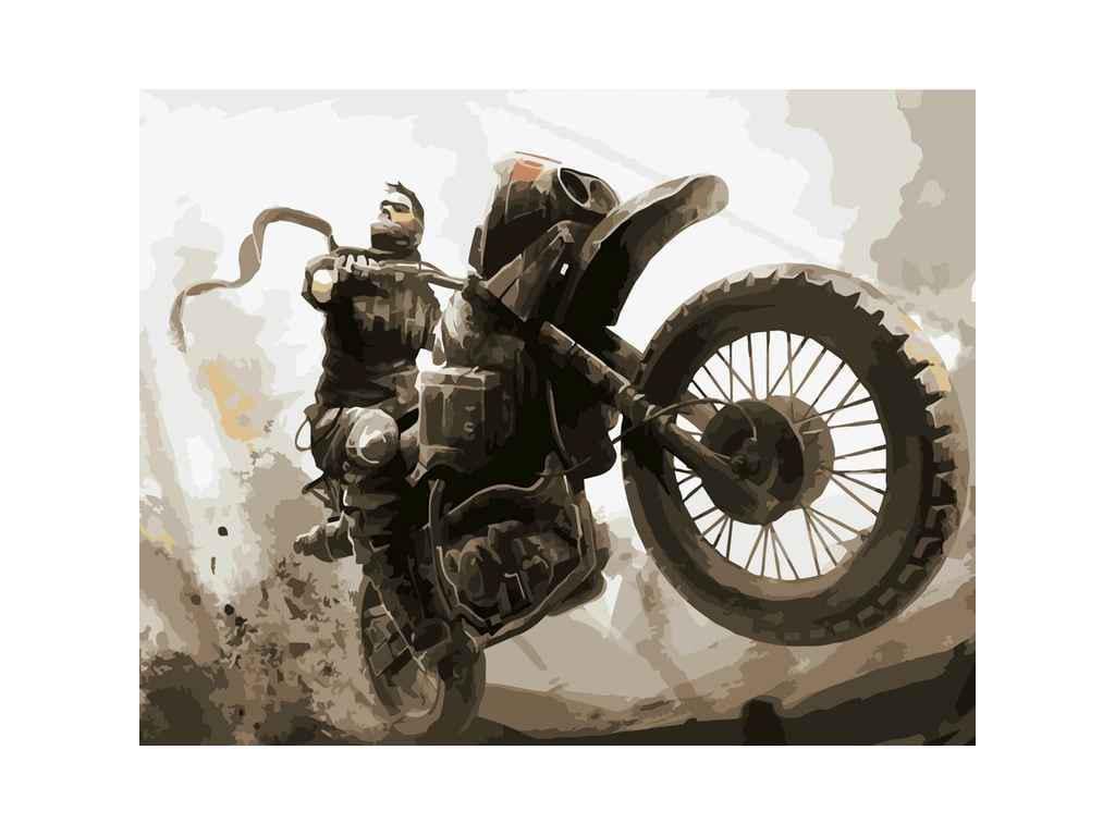 Картина по номерам Strateg Призрачный гонщик 40х50 см (DY206)