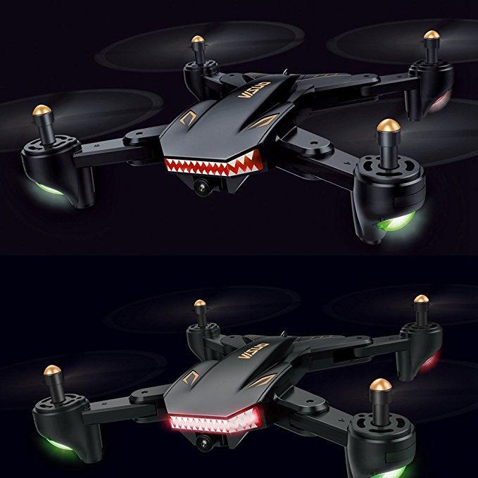 Квадрокоптер VISUO XS809SHW Mini Drone с камерой 2,0 Mp Черный (SUN3448) - фото 8