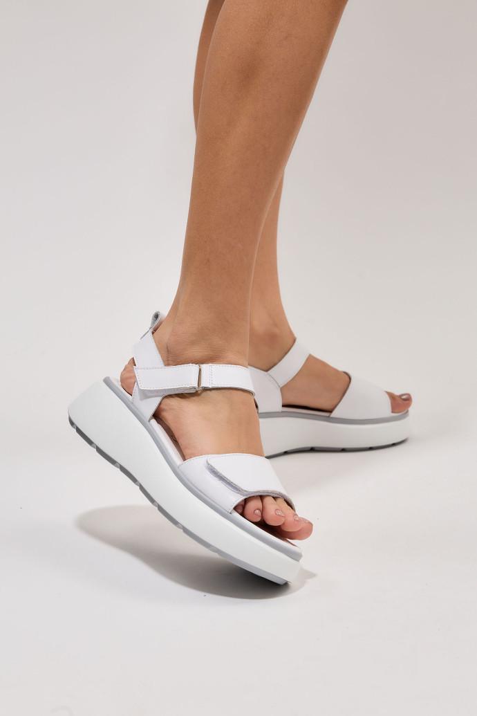 Босоніжки жіночі ALLSY шкіряні р. 37 Білий (195205) - фото 5 Босоніжки жіночі ALLSY шкіряні р. 37 Білий (195205) - фото 5