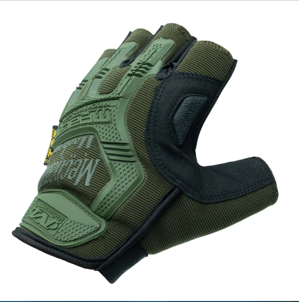 Рукавички безпалі M-Pact Glove з липучкою на зап'ясті L Olive - фото 2