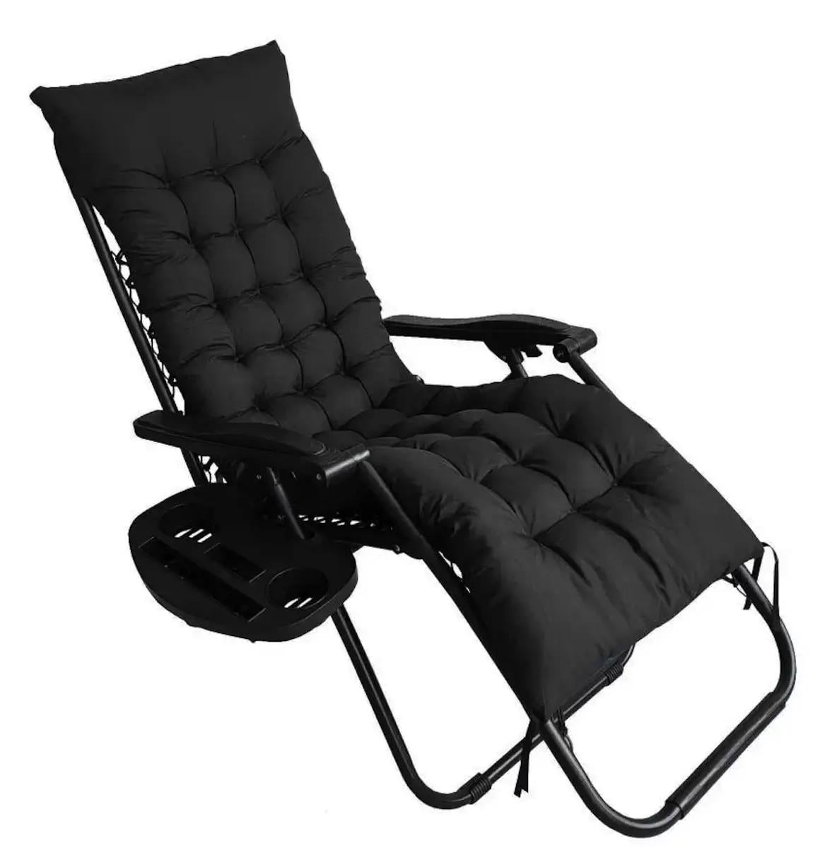 Шезлонг раскладной Bass Polska BH 31012 175 см Черный