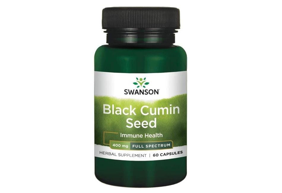 Насіння чорного кмину Swanson Black Cumin Seed 400 mg 60 caps Насіння чорного кмину Swanson Black Cumin Seed 400 mg 60 caps