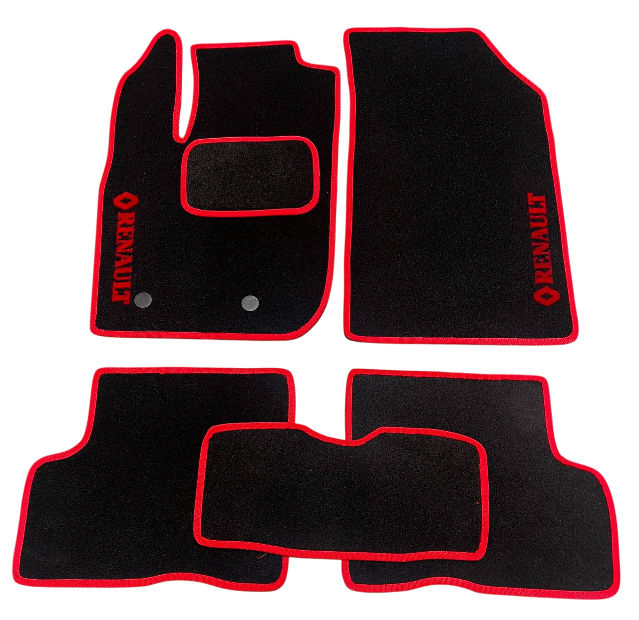 Килимки в салон ворсові для Renault Duster 2018- BLCCR1907 5 шт. Чорний (27327136)