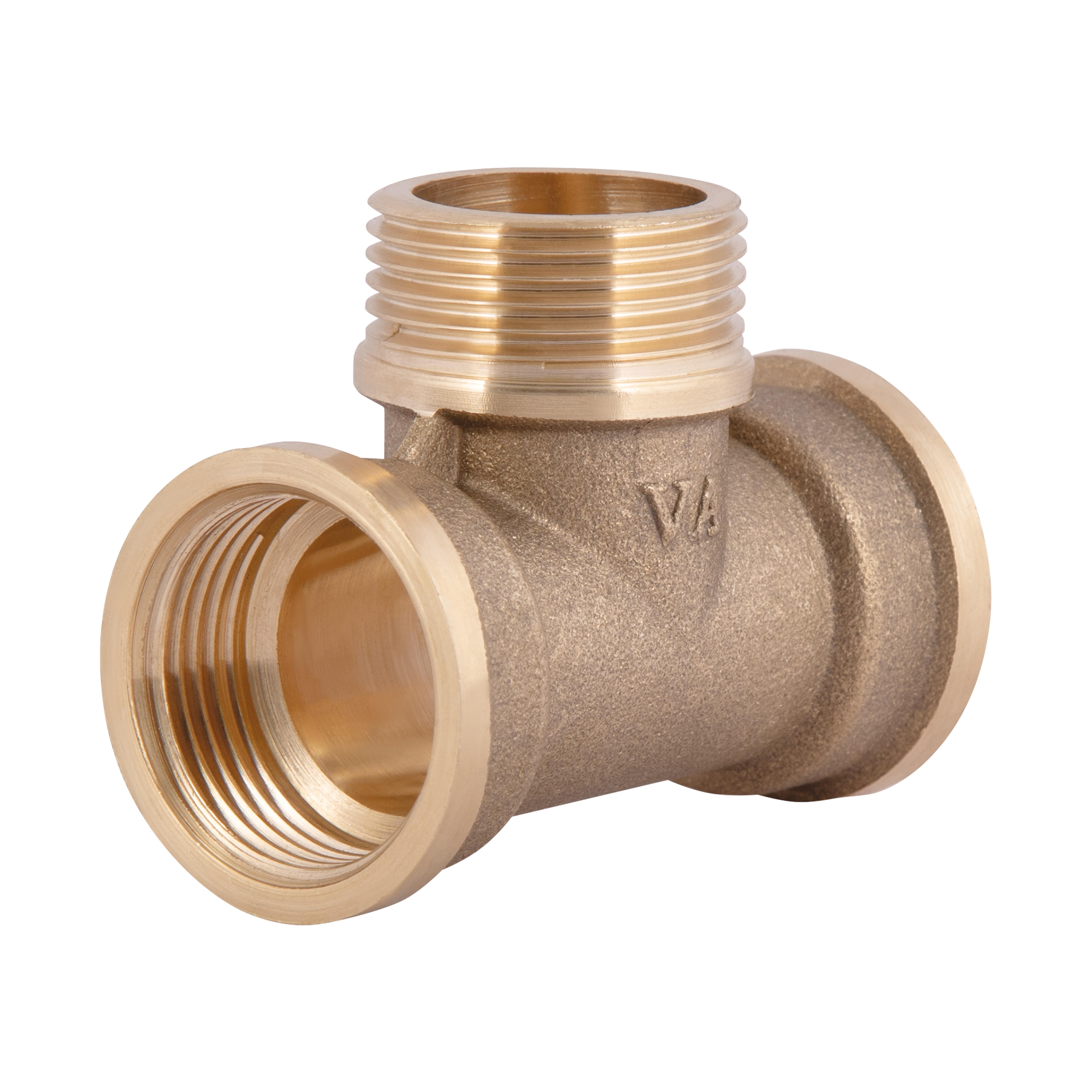 Тройник латунный Thermo Alliance Standart 3/4" ВЗВ Желтый (SD41520) Тройник латунный Thermo Alliance Standart 3/4" ВЗВ Желтый (SD41520)