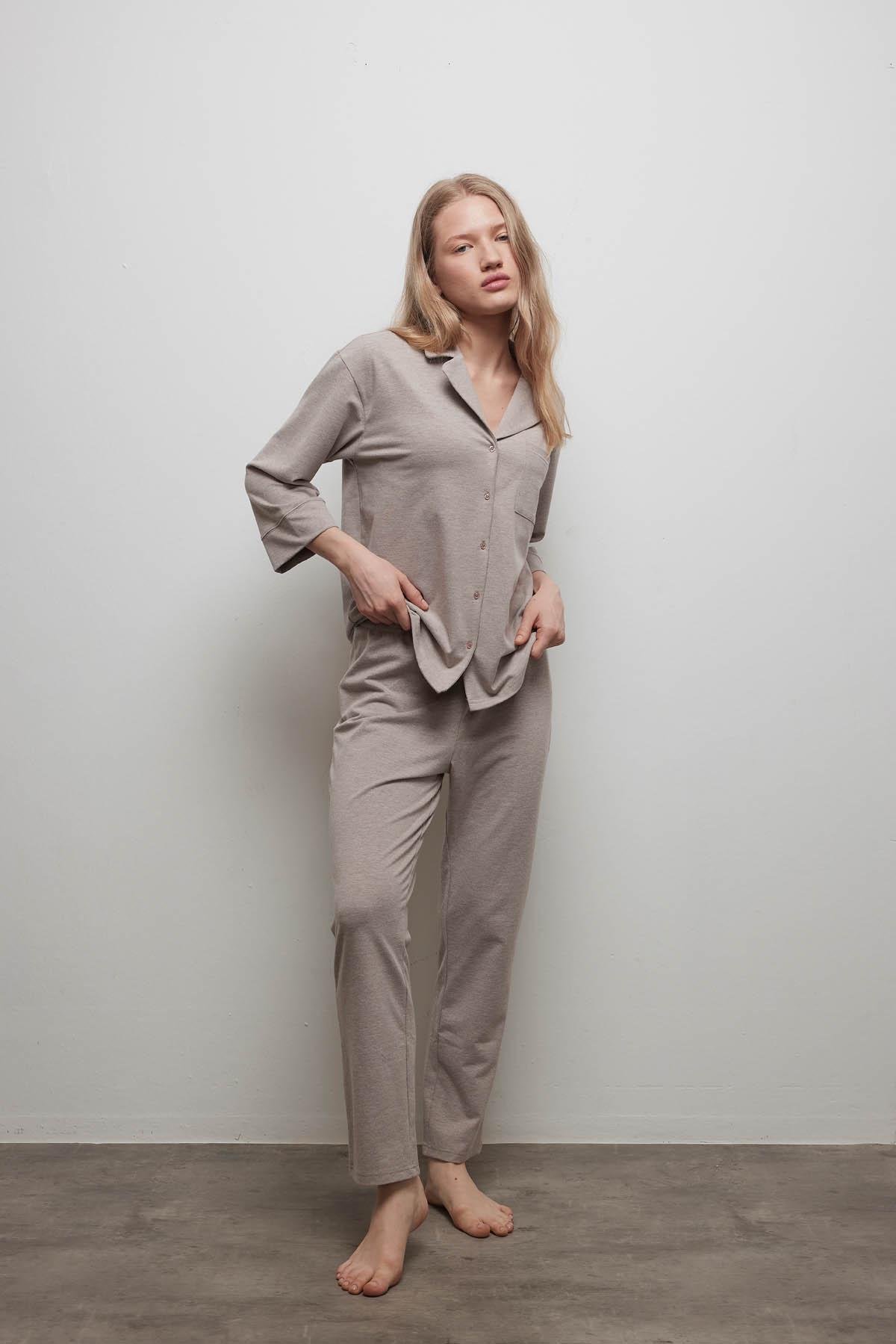 Пижама женская HAYS 40280 L Bej Melanj (CN36000)