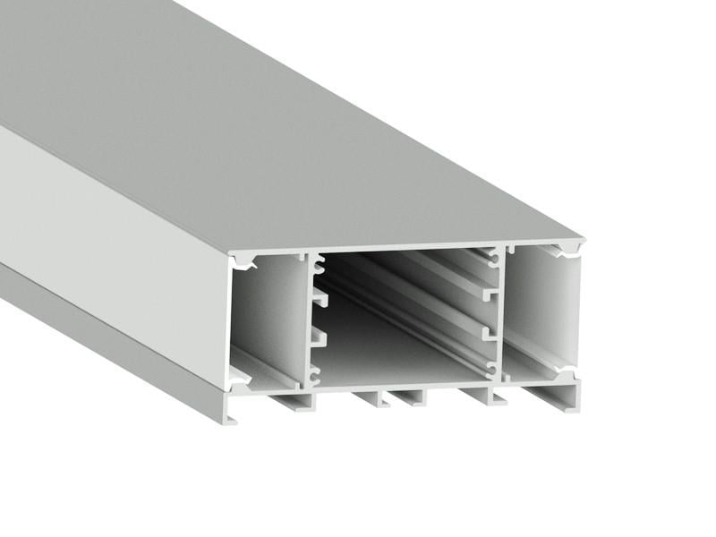 Профиль алюминиевый анодированный LEDUA АЛ-39 + рассеиватель для LED ленты подвесной/накладной 1 м (4458)