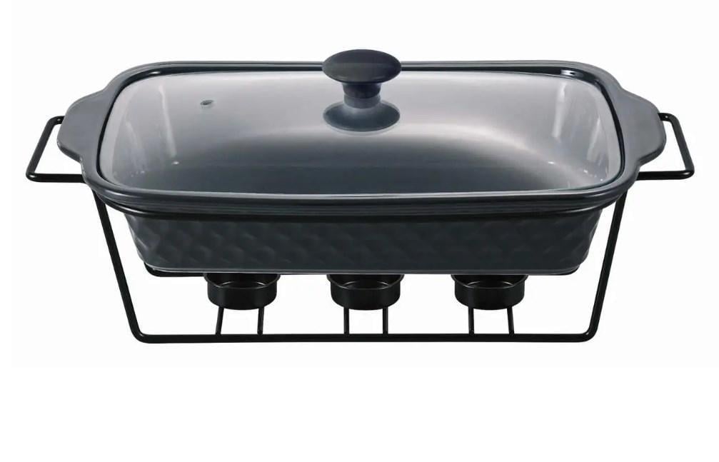 Мармит Kamille 2 л 36x21x6 см керамика Черный (6421 K)