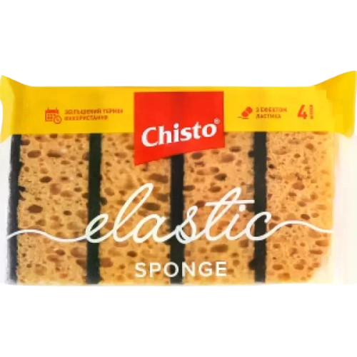 Губка Chisto Elastic Sponge 4 шт. (409014)