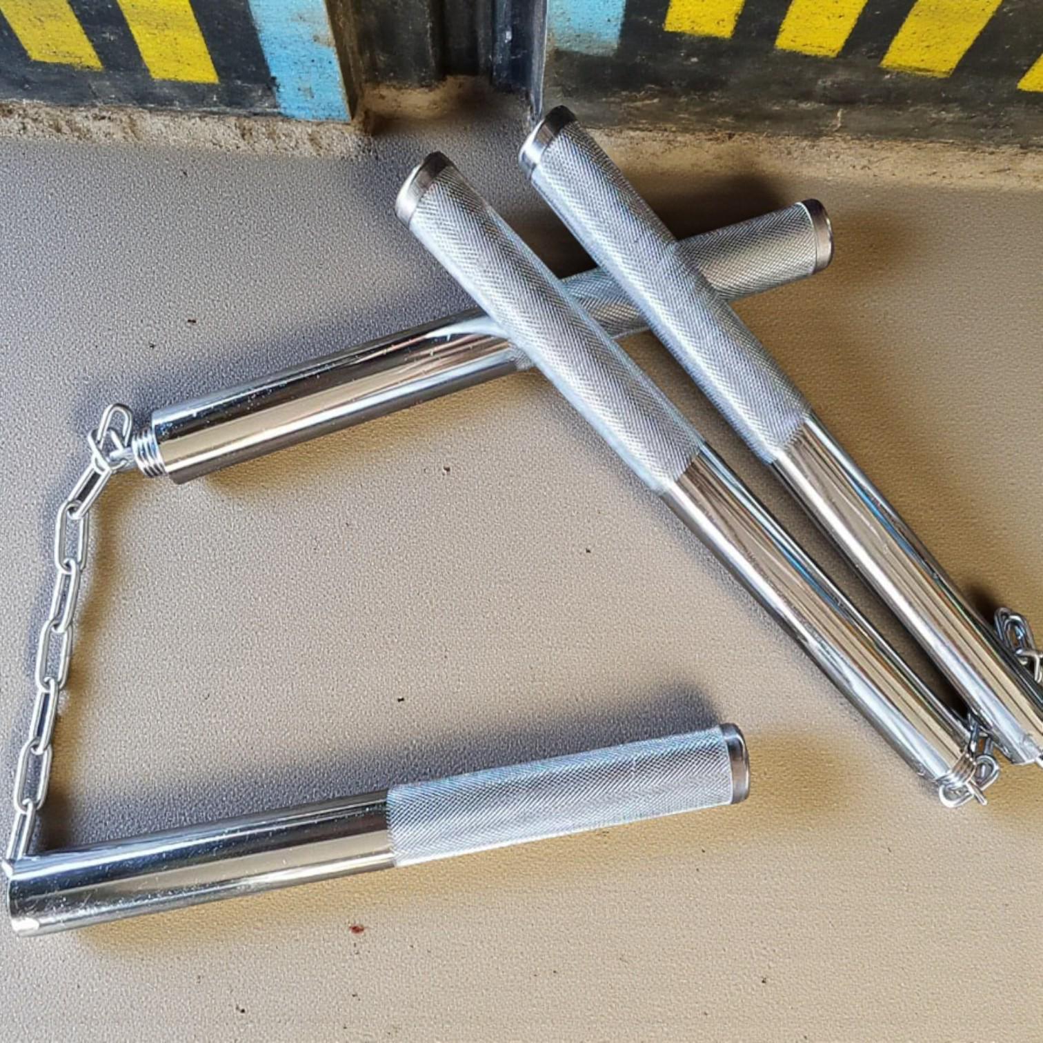 Нунчаки тренировочные трансформеры 2в1 стальные Серебристый (3_7_0_1C) - фото 15 Нунчаки тренировочные трансформеры 2в1 стальные Серебристый (3_7_0_1C) - фото 15