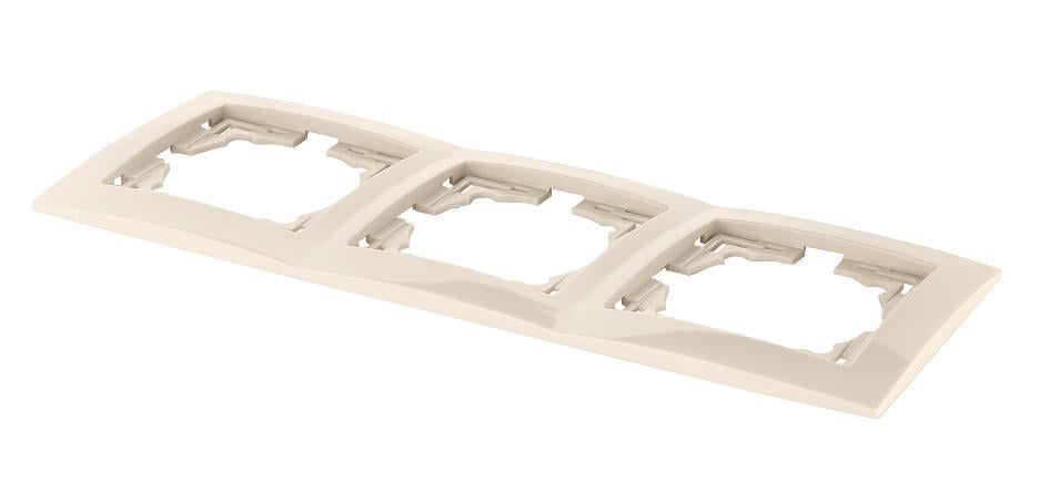 Рамка тримісна MARSHEL ELEGANT FE-3 Beige (FE-3 Beige)