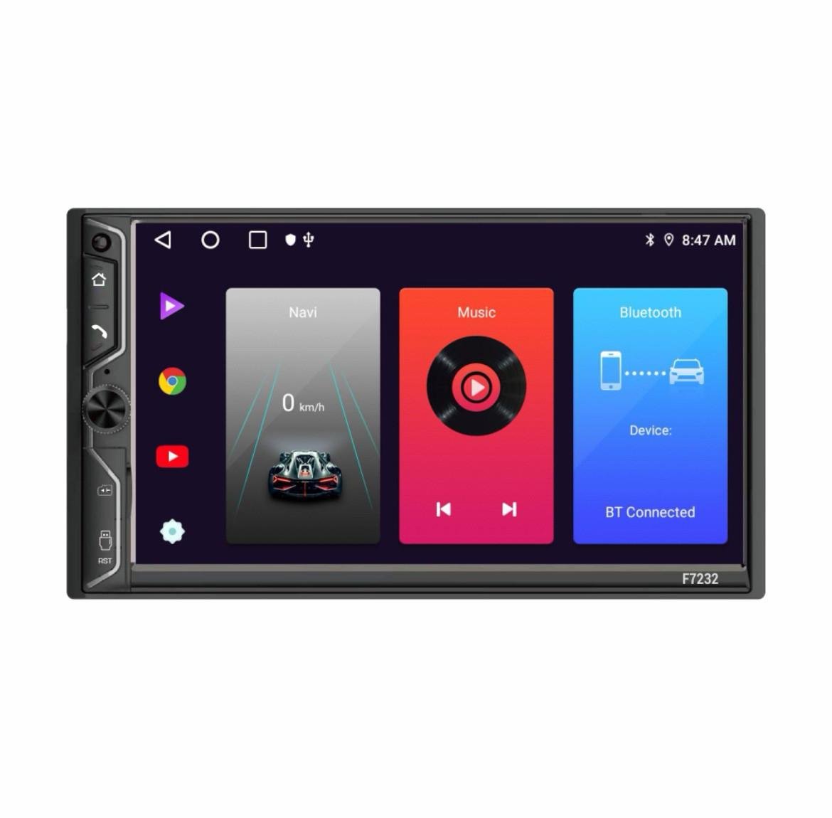Автомагнітола Sigma F7232 ANDROID 10 2/32Gb 7" з GPS Wi-Fi Bluetooth 2 дін (41259)
