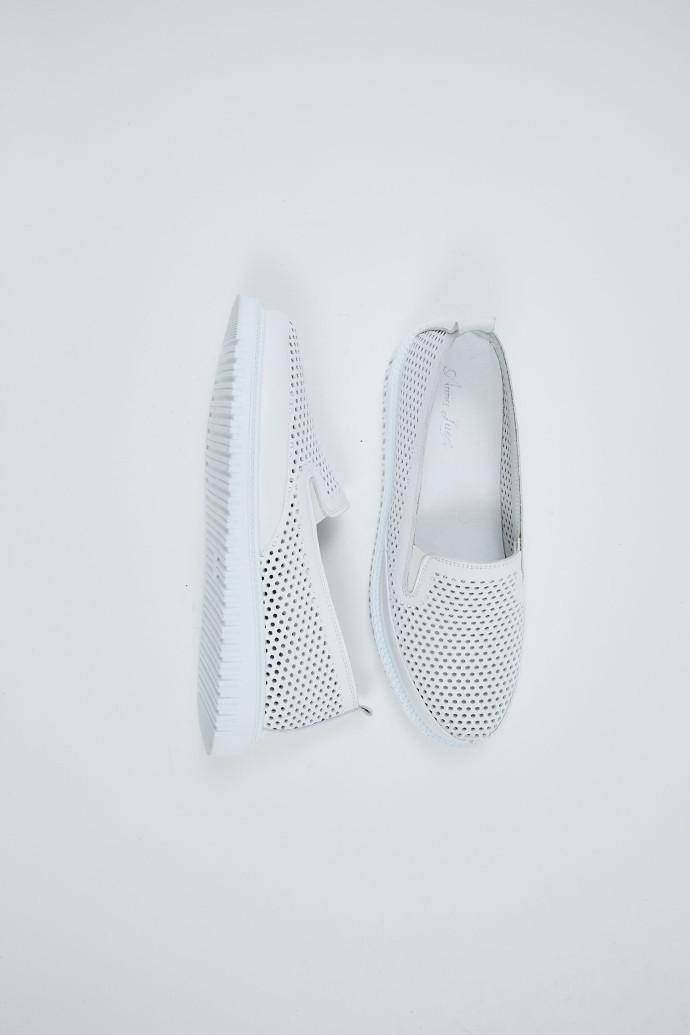 Мокасины женские Anna Lucci кожаные р. 38 Белый (198080) - фото 4 Мокасины женские Anna Lucci кожаные р. 38 Белый (198080) - фото 4