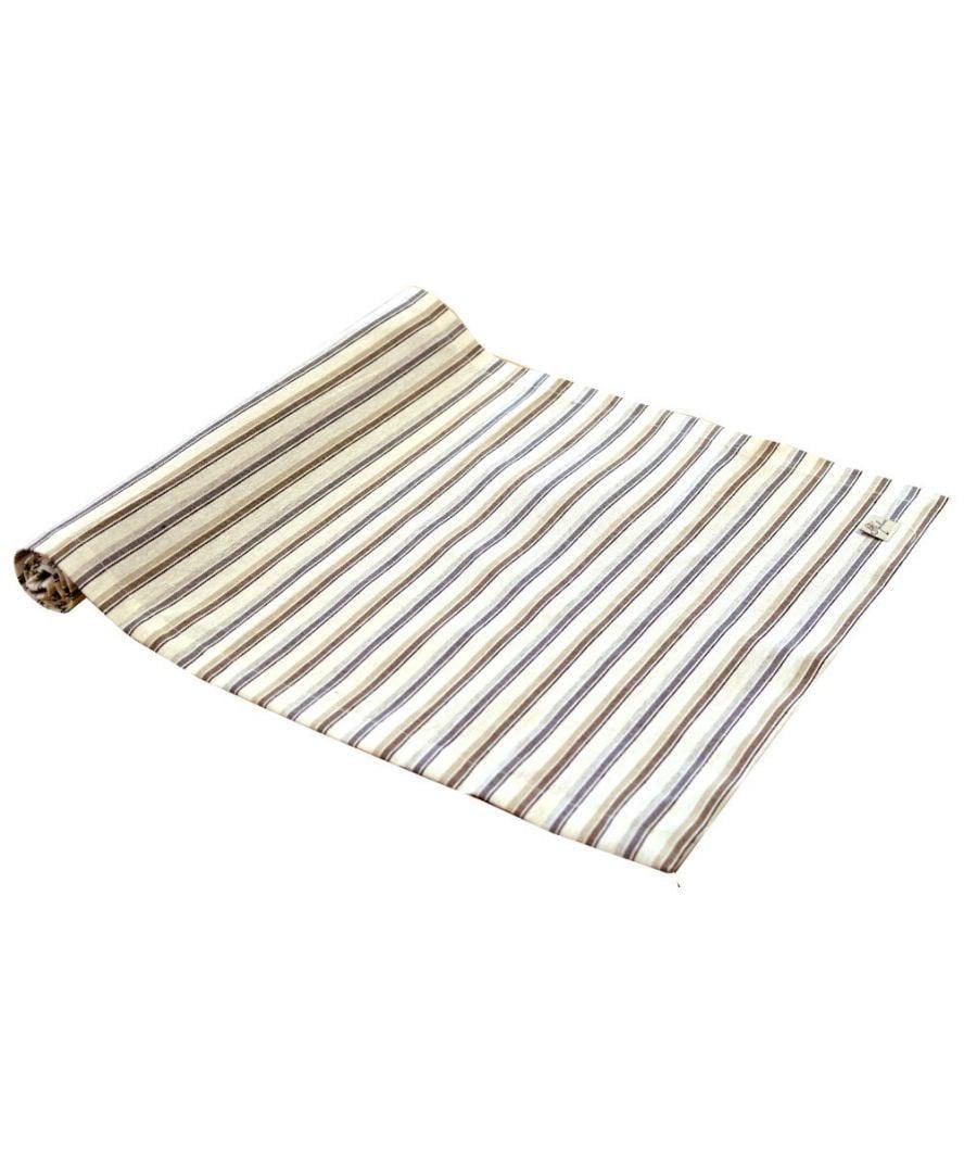 Дорожка Кантри Коричневая полоска 120x40 см