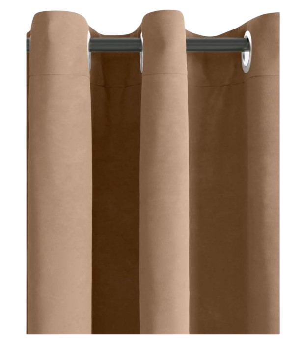 Занавеска 140x300 см Бежевый