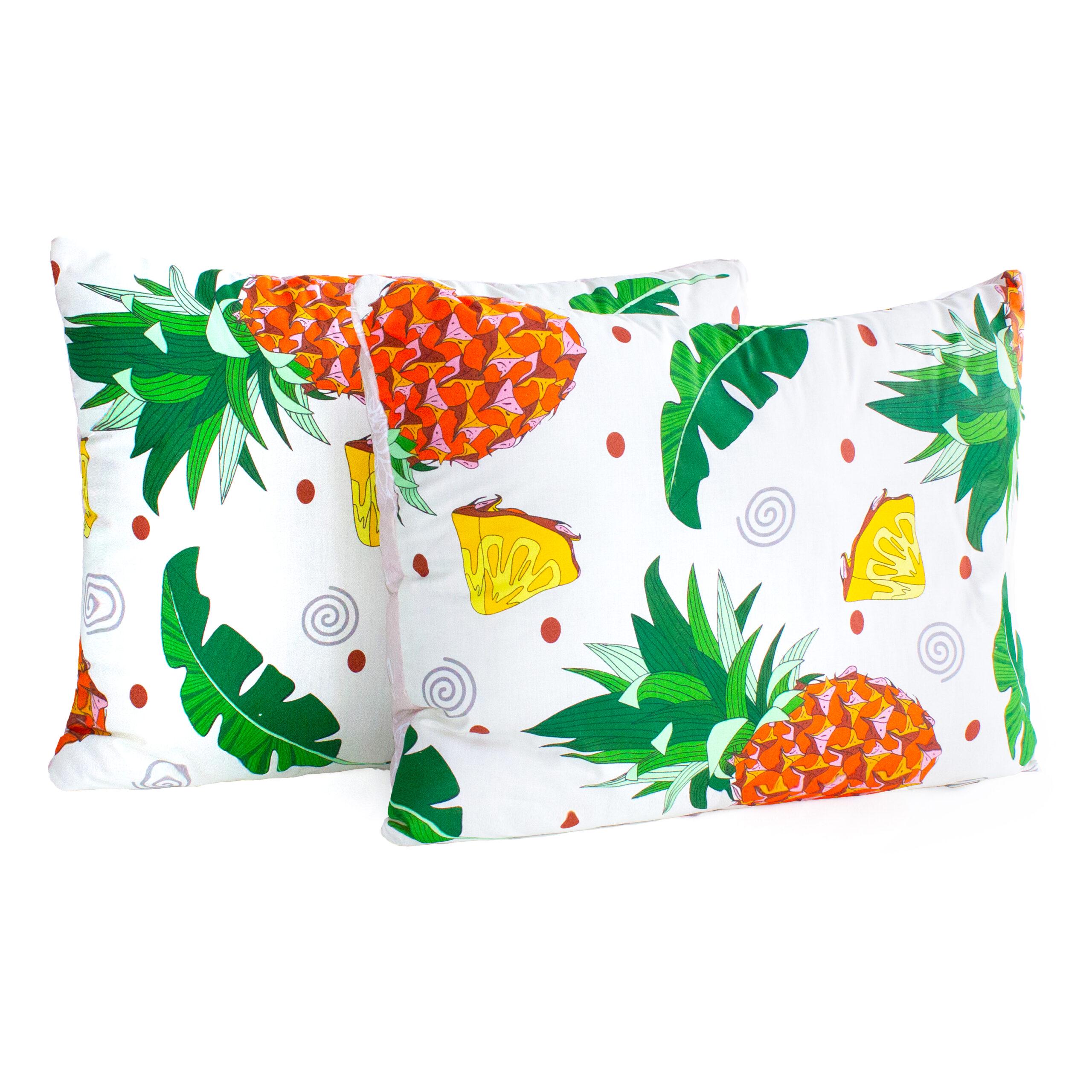 Набор подушек MirSon №5075 Сolor Fun Line Paradise хлопковые средние 50х70 см 2 шт. (2200006068112)