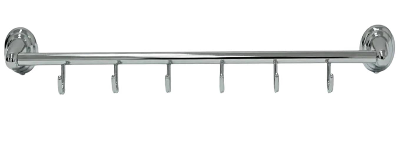 Вешалка Aqua 31886C с 6 крючками Хром