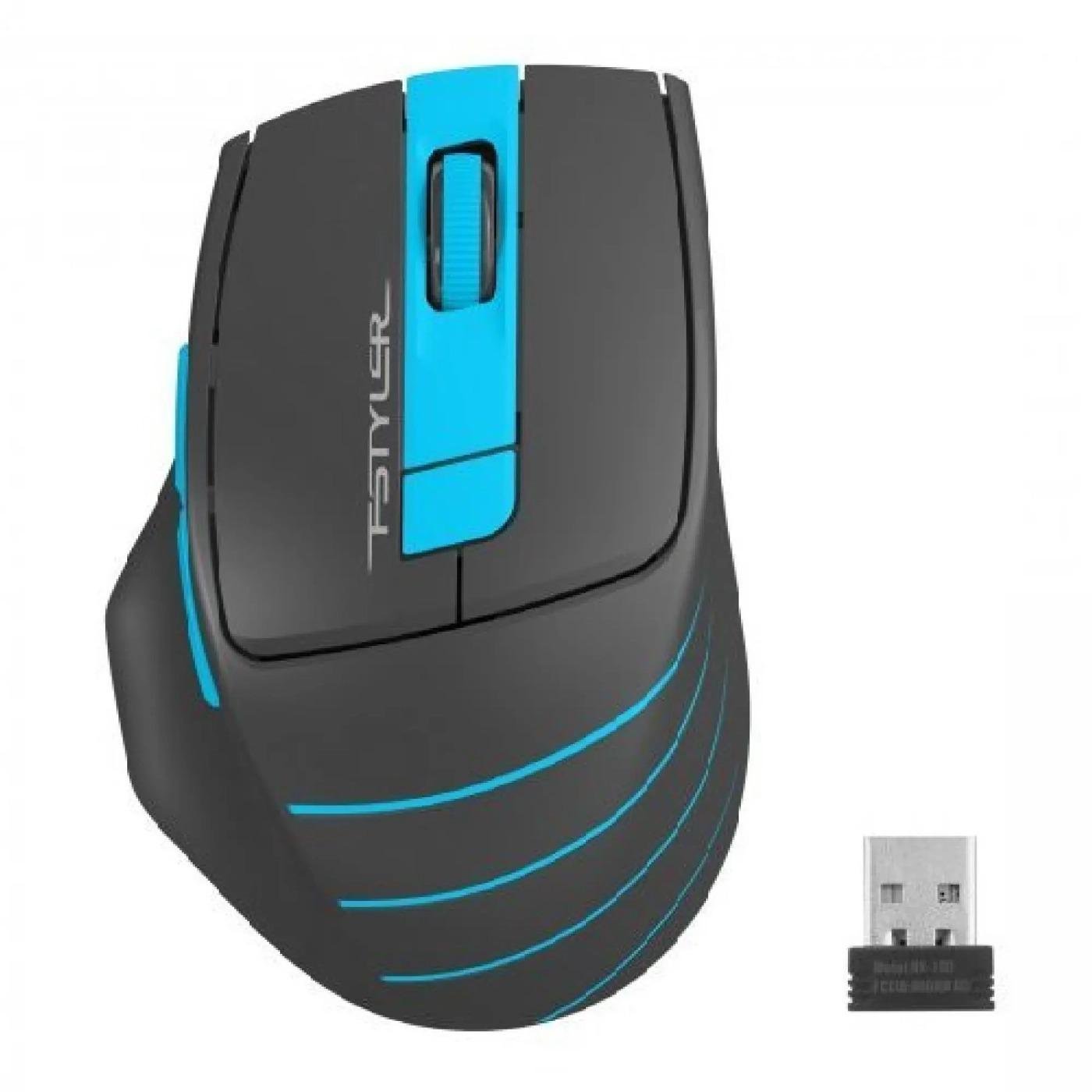 Компьютерная мышка беспроводная A4Tech FG30 Black/Blue (26448756)