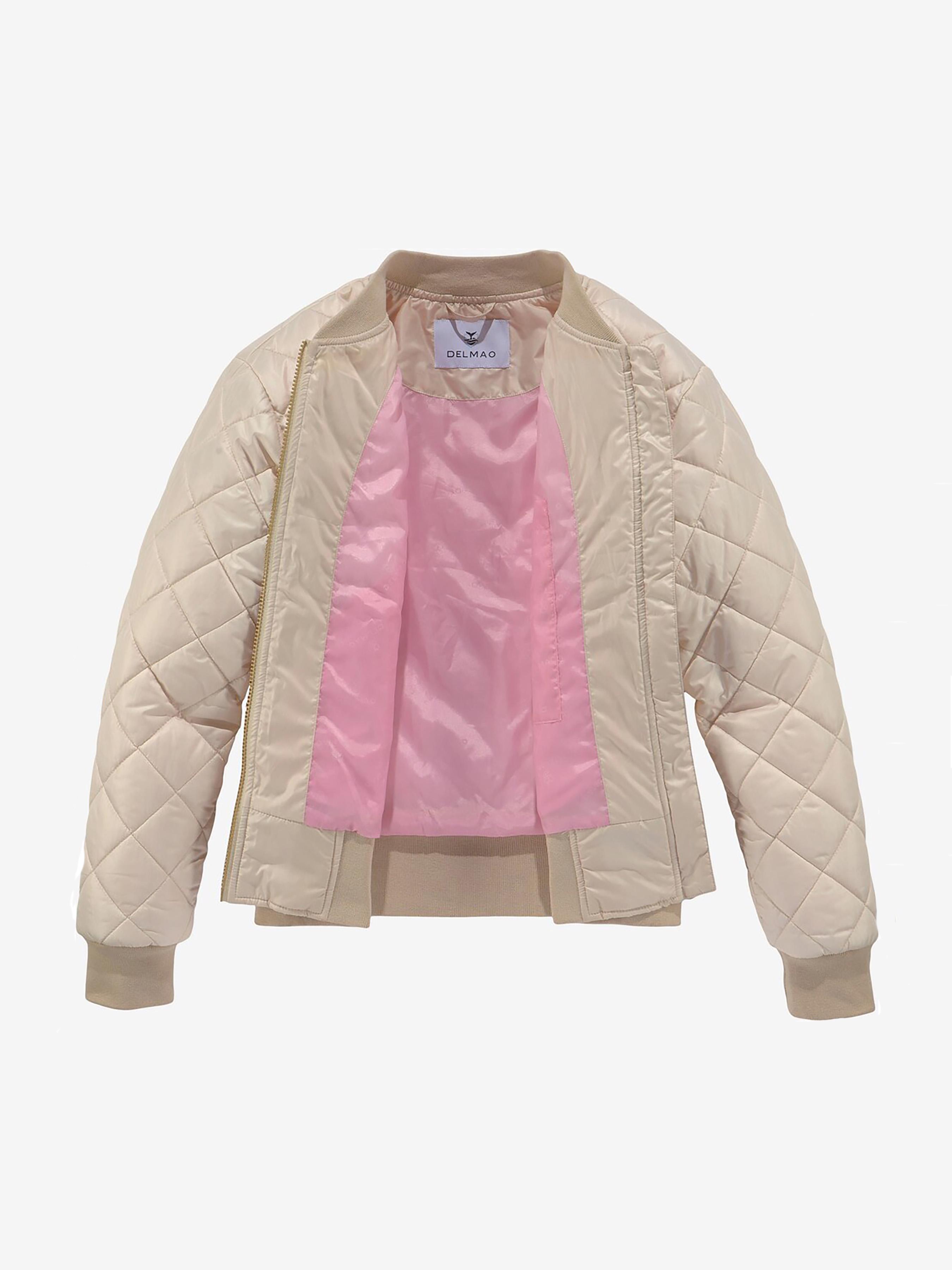 Бомбер Delmao р. 40 Молочний (273812) - фото 3 Бомбер Delmao р. 40 Молочний (273812) - фото 3