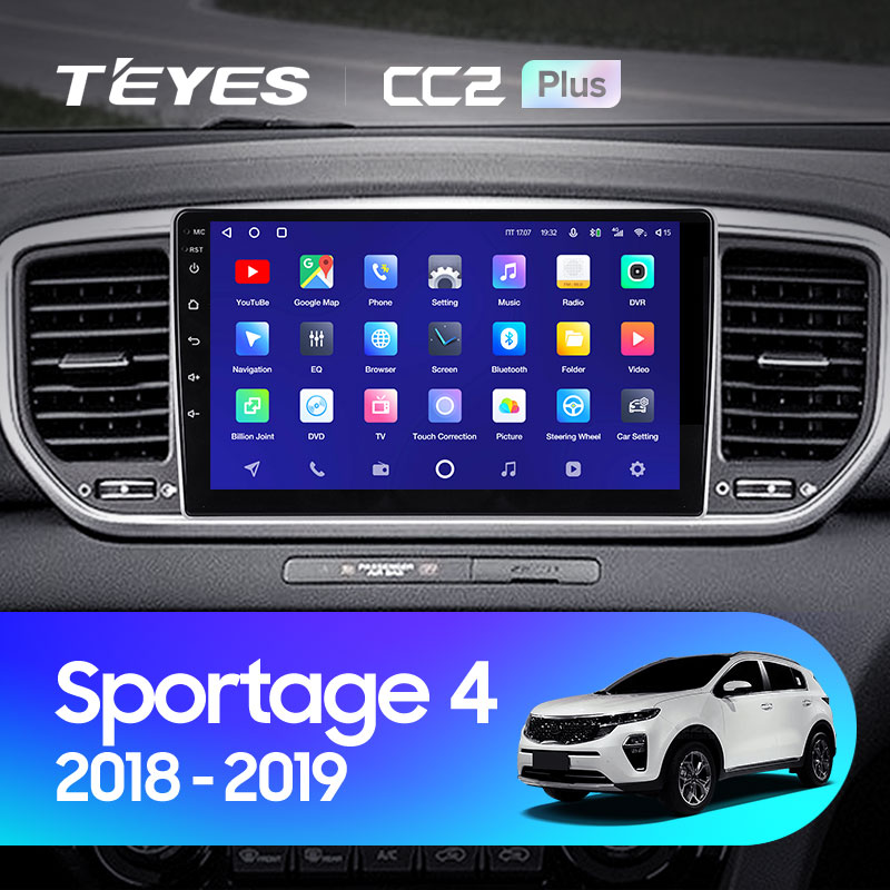 Автомагнитола штатная Teyes для Kia Sportage 4 QL 2018-2020 Android CC2-PLUS 3+32G Wi-Fi/4G вариант B (1472473840) - фото 3