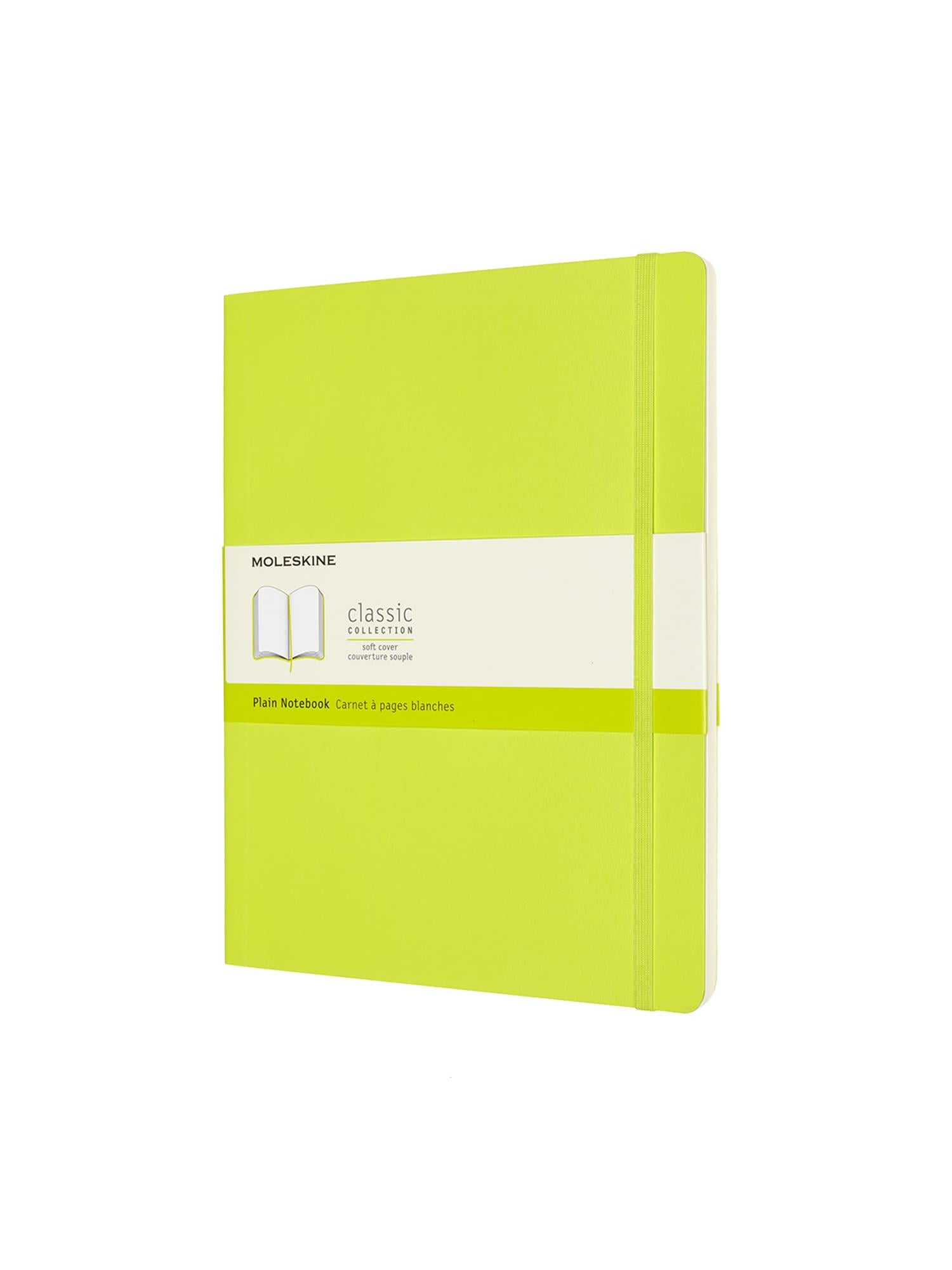 Записная книжка Moleskine Classic большая нелинованная мягкая Лимонно-зеленый (QP623C2)