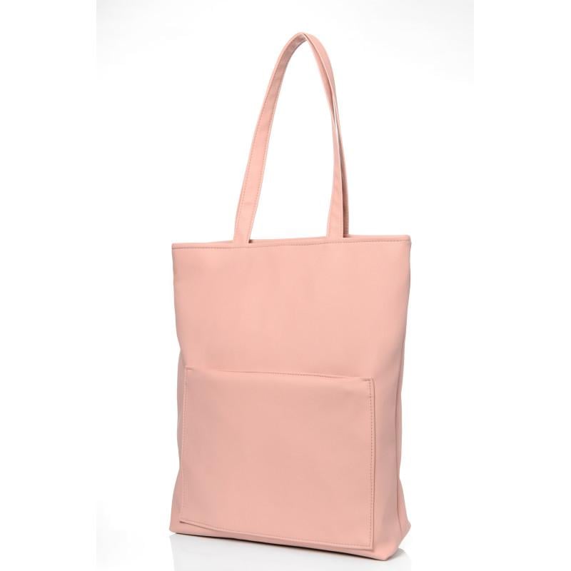 Сумка Sambag Shopper Tote SEN 41x30x10 см Пудровий