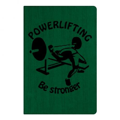 Блокнот А5 Powerlifting be Stronger в линию 112 листов Темно-зеленый (2634632-16-6328)