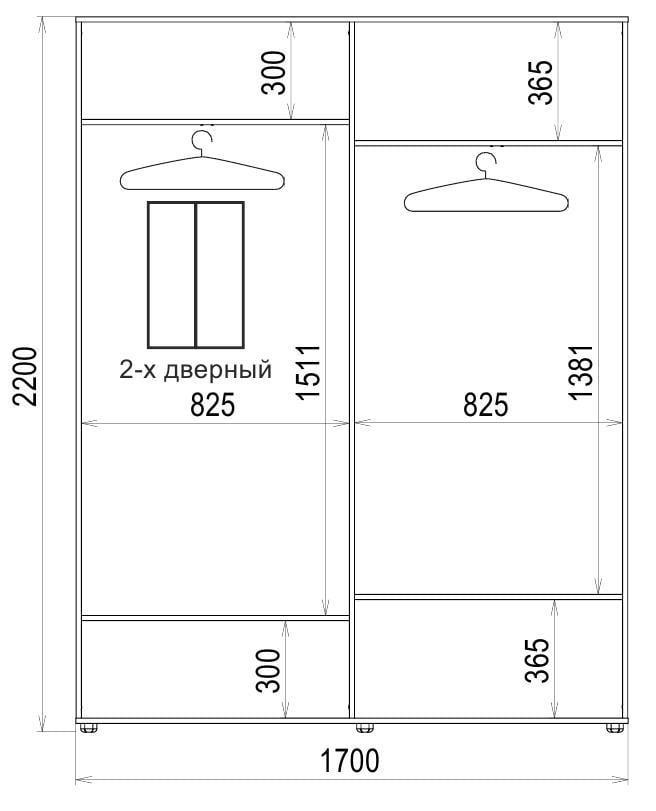 Шкаф-купе Luхe 2 двери ДСП/Пескоструй рисунок 53 CLS-II 1700х2200х600 мм Венге (29700) - фото 4 Шкаф-купе Luхe 2 двери ДСП/Пескоструй рисунок 53 CLS-II 1700х2200х600 мм Венге (29700) - фото 4