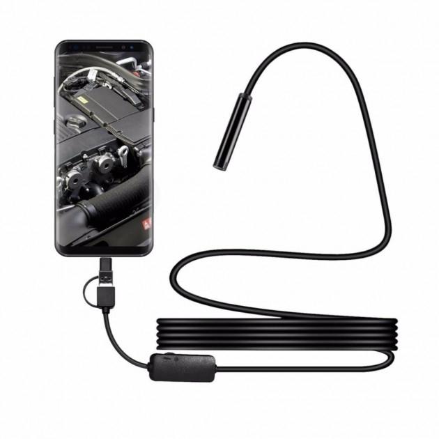 Ендоскоп для Android та PC Endoscope гнучка камера 7 мм 35 м (ART-0518) - фото 3