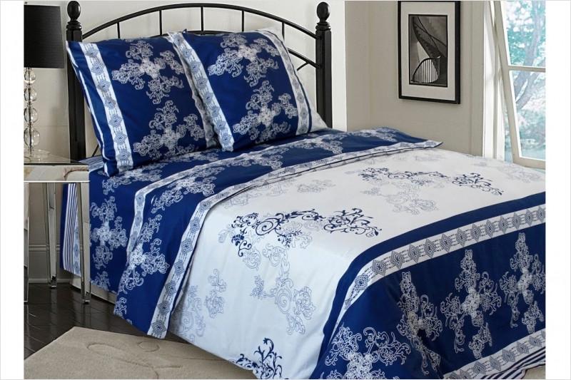 Простынь на резинке Вилена Бязь Баронесса 160х200/25 см