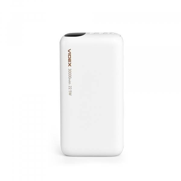 Павербанк Videx 30000 mAh 22,5 W White (VPB-297)