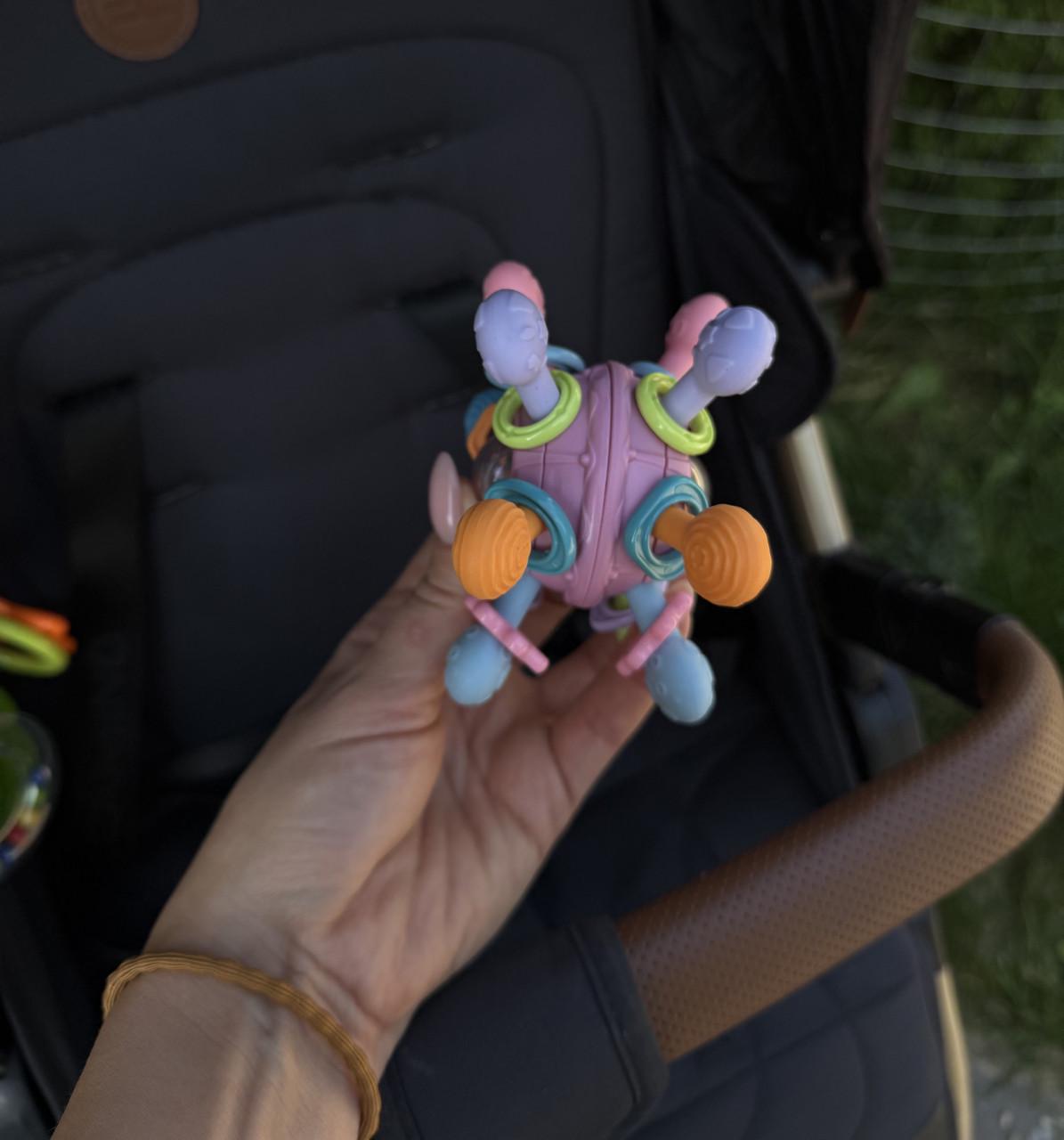 Іграшка для малюків сенсорна іграшка-куб для малюків з силіконовими деталями (22) - фото 3 Іграшка для малюків сенсорна іграшка-куб для малюків з силіконовими деталями (22) - фото 3