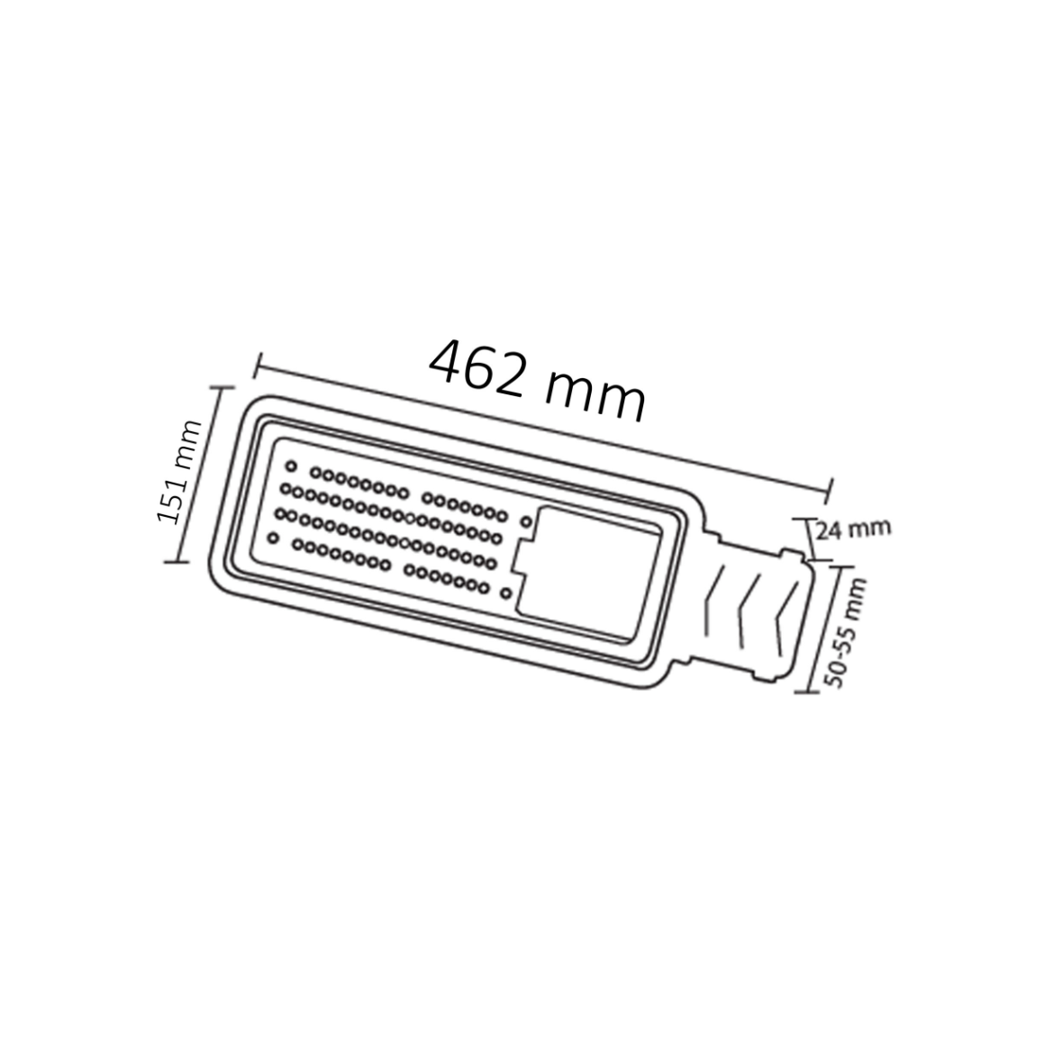 Консольный уличный светильник STANDART SMD LED 100 Вт 6400К (s161018) - фото 2