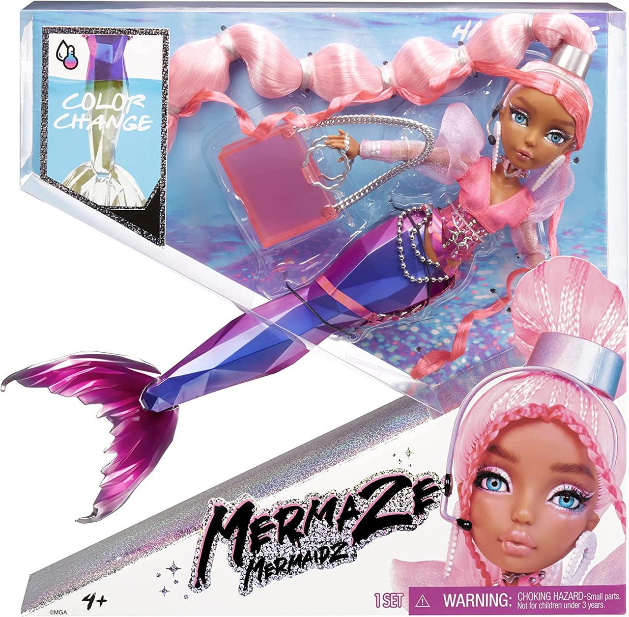 Лялька-русалока MGA Entertainment Mermaze Mermaidz Harmonique з хвостом що змінює колір (580805)