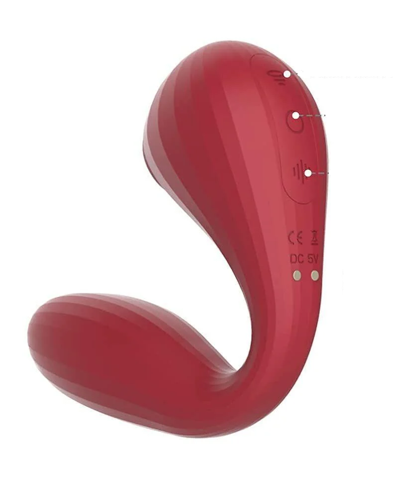 Стимулятор вакуумный влагалищно-клиторальный Magic Motion Bobi управление со смартфона Red (SO5745)