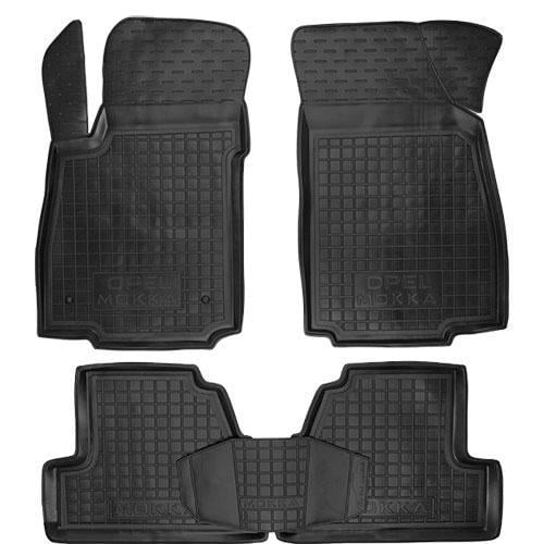 Коврики AVTO-Gumm для Opel Zafira B полиуретан 2 шт. Черный (11532467)