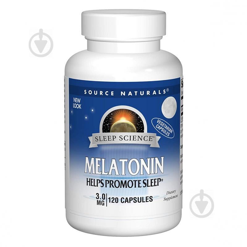 Мелатонін 3мг, Sleep Science, Source Naturals, 120 гелевих капсул