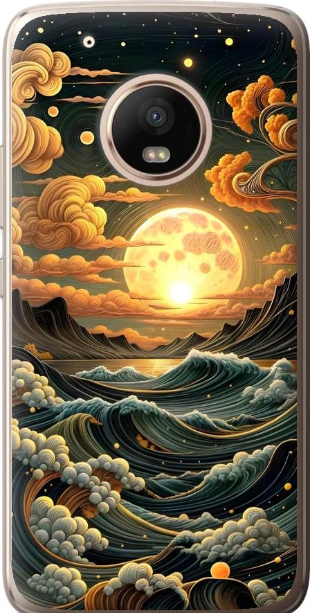 Чехол на Motorola Moto G5 PLUS Арт волны (6332u-1038-42517)