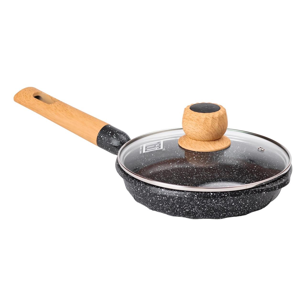 Сковорода універсальна MGC алюмінієва з антипригарним покриттям 20 см Чорний (2358506299)