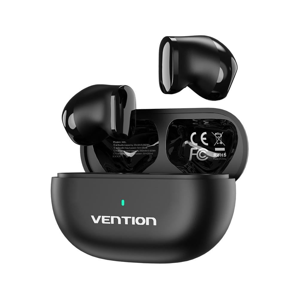 Наушники беспроводные TWS Vention Bluetooth 5.3/IPX4 Черный (NBLB0)