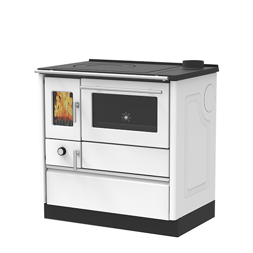 Печь отопительно-варочная кухонная ALFA-PLAM Alfa 85 G Белый