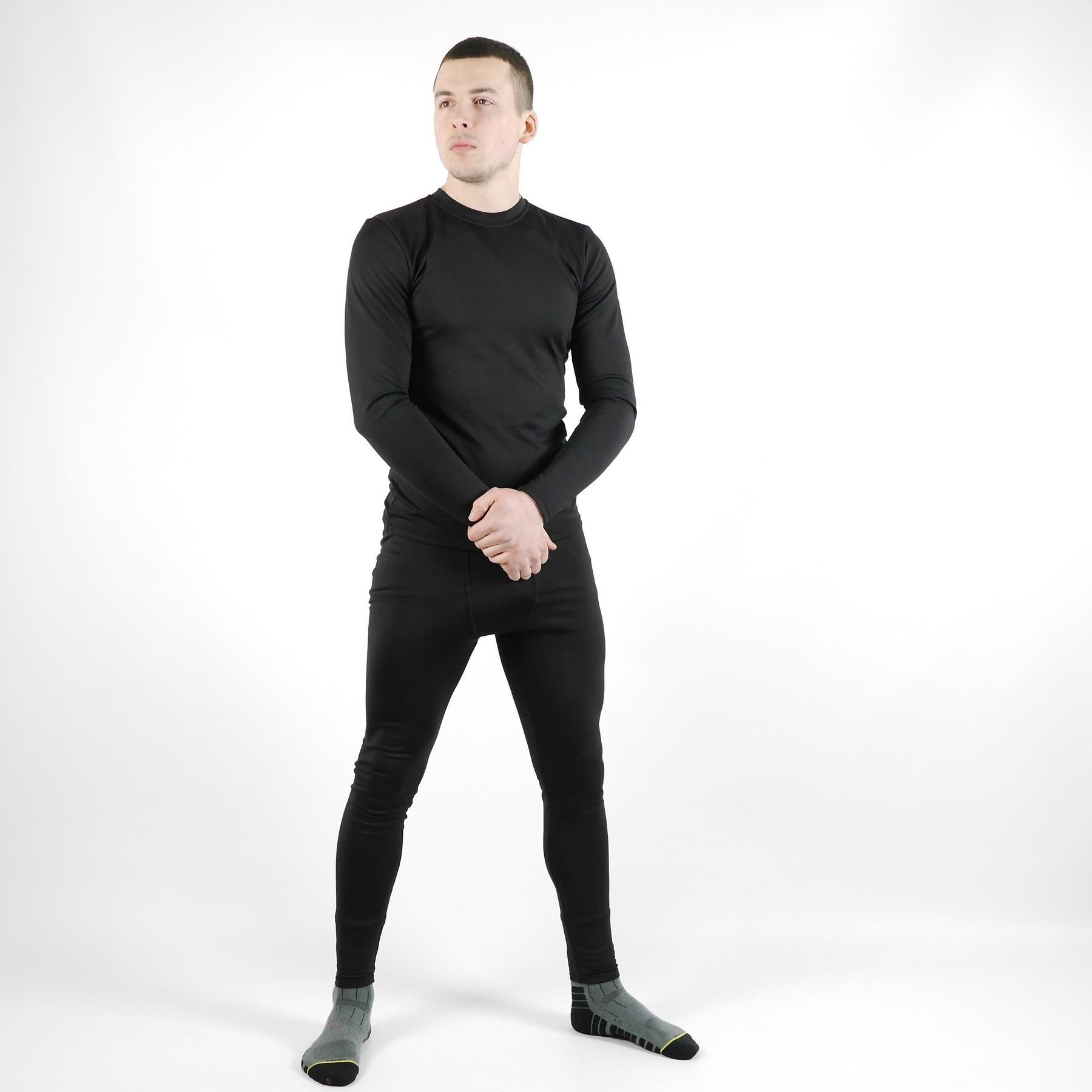 Комплект термобелья на флисе XXXL Черный (1145-XXXL) - фото 3 Комплект термобелья на флисе XXXL Черный (1145-XXXL) - фото 3