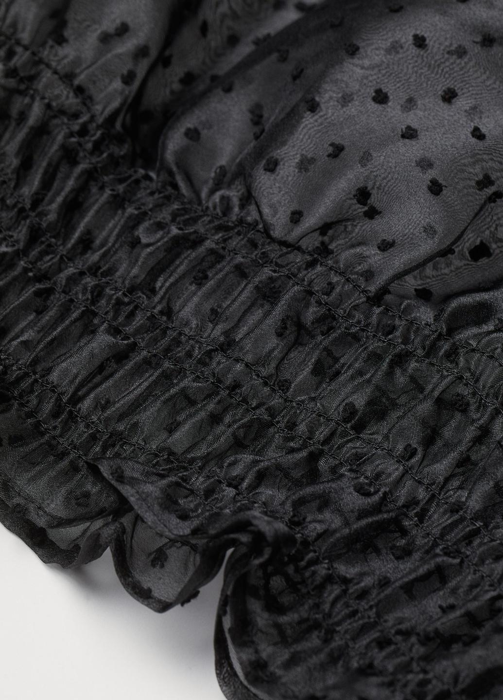 Блузка H&M 38 Чорний (2000001101254) - фото 2 Блузка H&M 38 Чорний (2000001101254) - фото 2