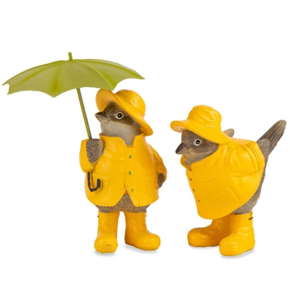 Набор статуэток Modern Birds in the rain 15 см