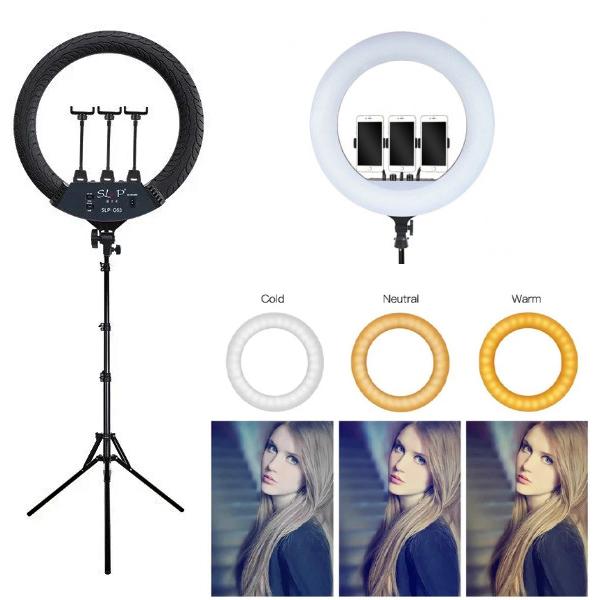 Кільцева лампа Ring Light LED SLP-G63 зі штативом та пультом 55 см - фото 4