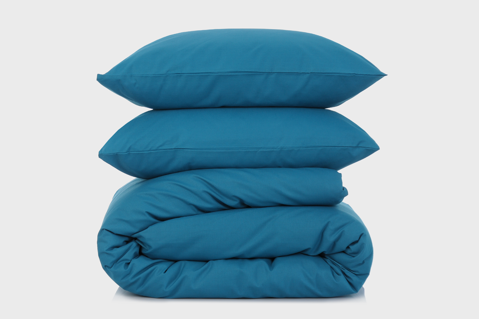 Комплект постельного белья двуспальный Amore Glux-1066 бязь Бирюзовый (KPB-A2-GLux-1066(70x70)_)