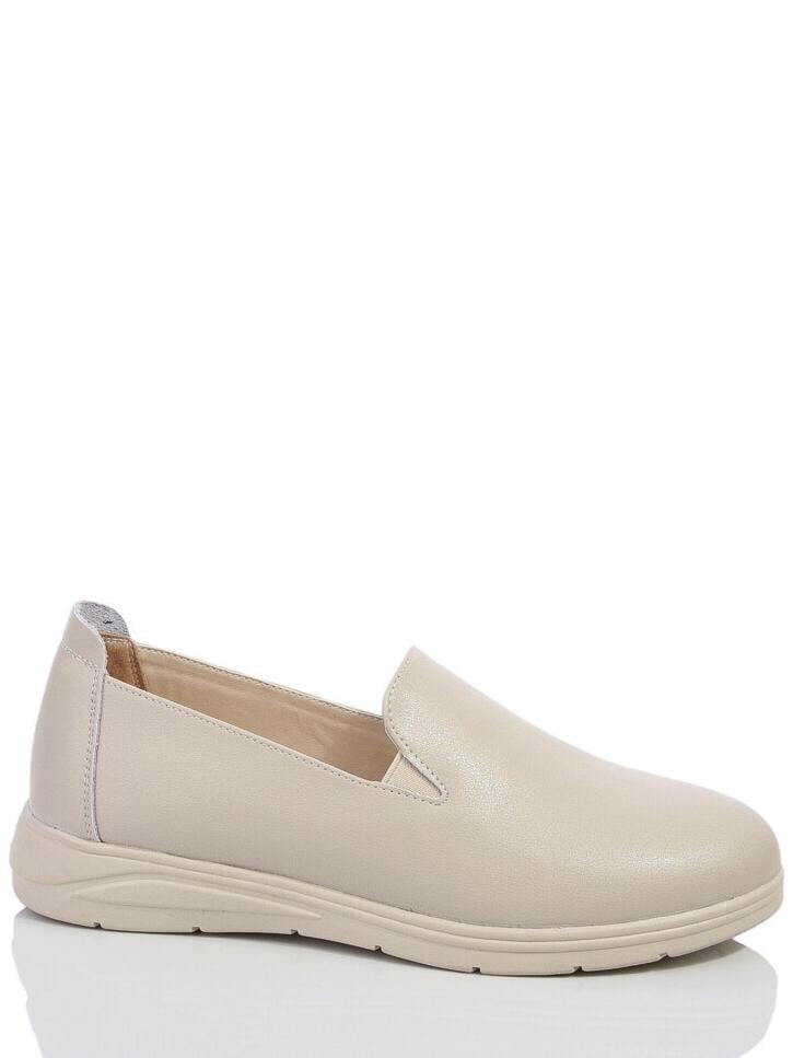 Слипоны кожаные ITTS SN0306-2 р. 39 Бежевый