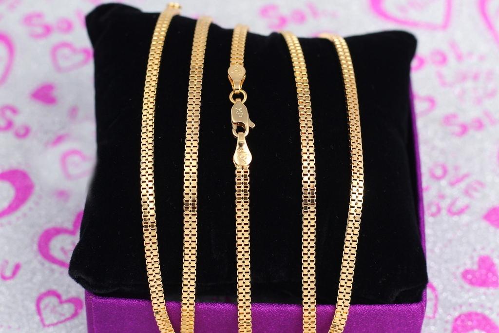 Ланцюг Xuping Jewelry подвійна венеційка 50 см 3,5 мм Золотистий (26132371)
