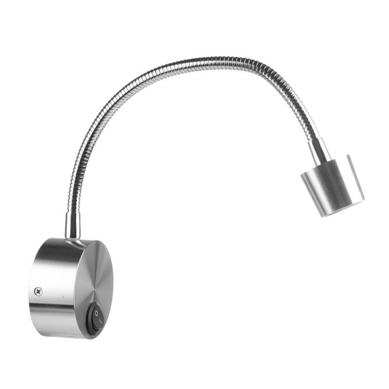 Светильник настенный накладной LED на гибкой ноге LED-14/1W HSL AL (176461)