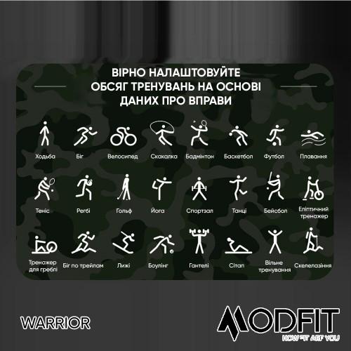 Смарт-годинник Modfit Warrior Army Green - фото 8